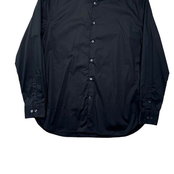 John Varvatos Men's Black Slim Fit Button Up Shirt - Picture 4 of 11